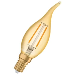 Osram LED Leuchtmittel Vintage 1906 Cla BA E14 1,5W Warmweiß, Amber