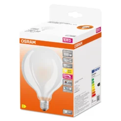 OSRAM Superstar Dimmbare LED-Lampe Mit Besonders Hoher Farbwiedergabe (CRI90) Für E27-Sockel, Mattes Glas ,Warmweiß (2700K), 1521 Lumen, Ersatz Für Herkömmliche 100W-Leuchtmittel, Dimmbar, 1-er Pack