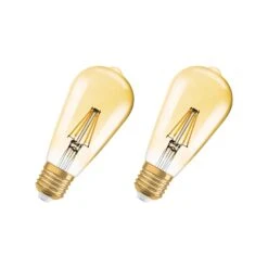 OSRAM 1906 E27 6,5W LED ST64 824 Gold Dim 2er