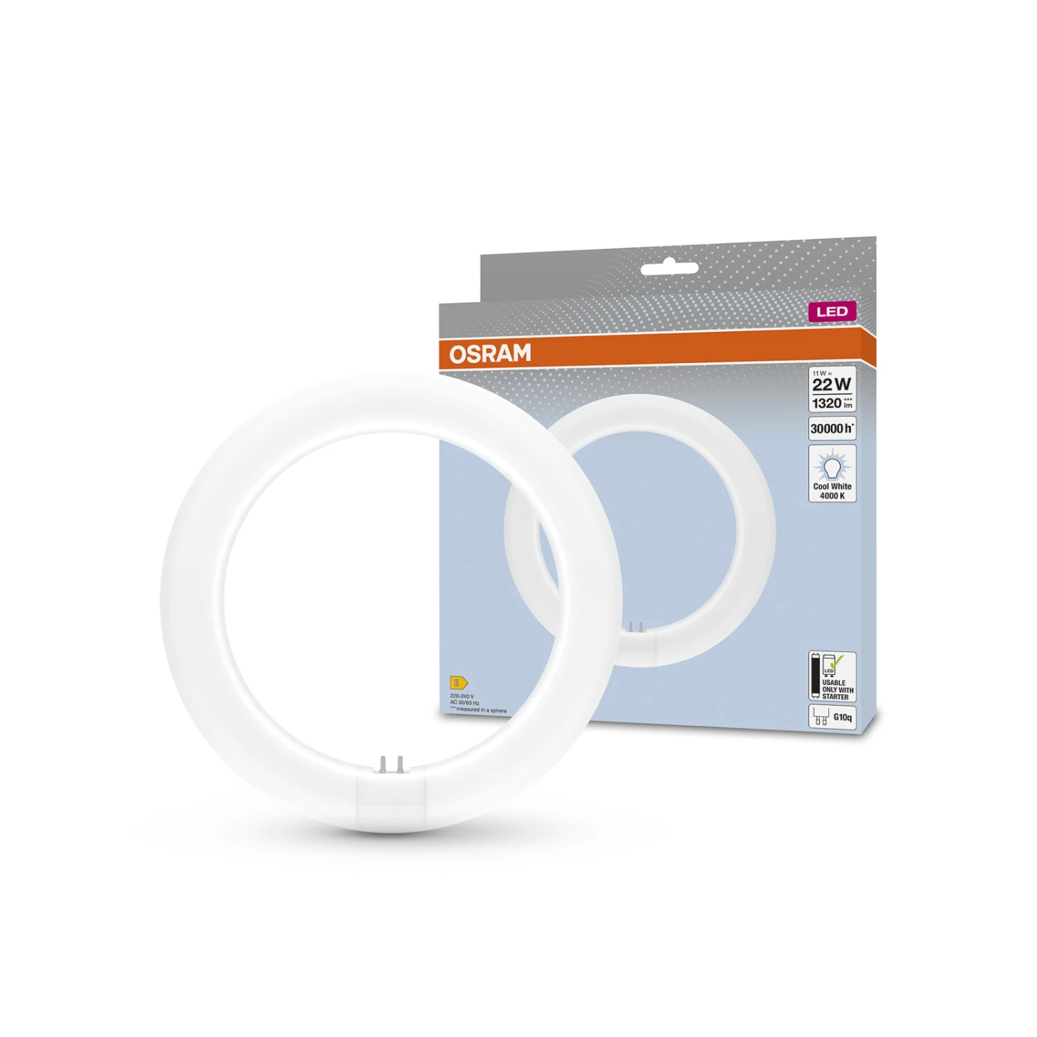 OSRAM SubstiTUBE LED G10q T9 C22 EM 11W 31,2cm 840 – Bild 4