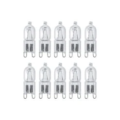 OSRAM Halogen-Lampe Halopin G9 60W Klar 2.000 H 10er-Set