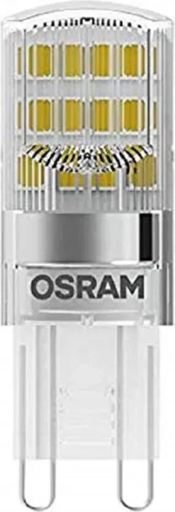 OSRAM BASE LED Lampe PIN, Pinlampe Mit G9 Sockel, 1,90W, Ersatz Für 20W-Glühbirne, Klar, Warmweiss (2700K), 3er-Pack