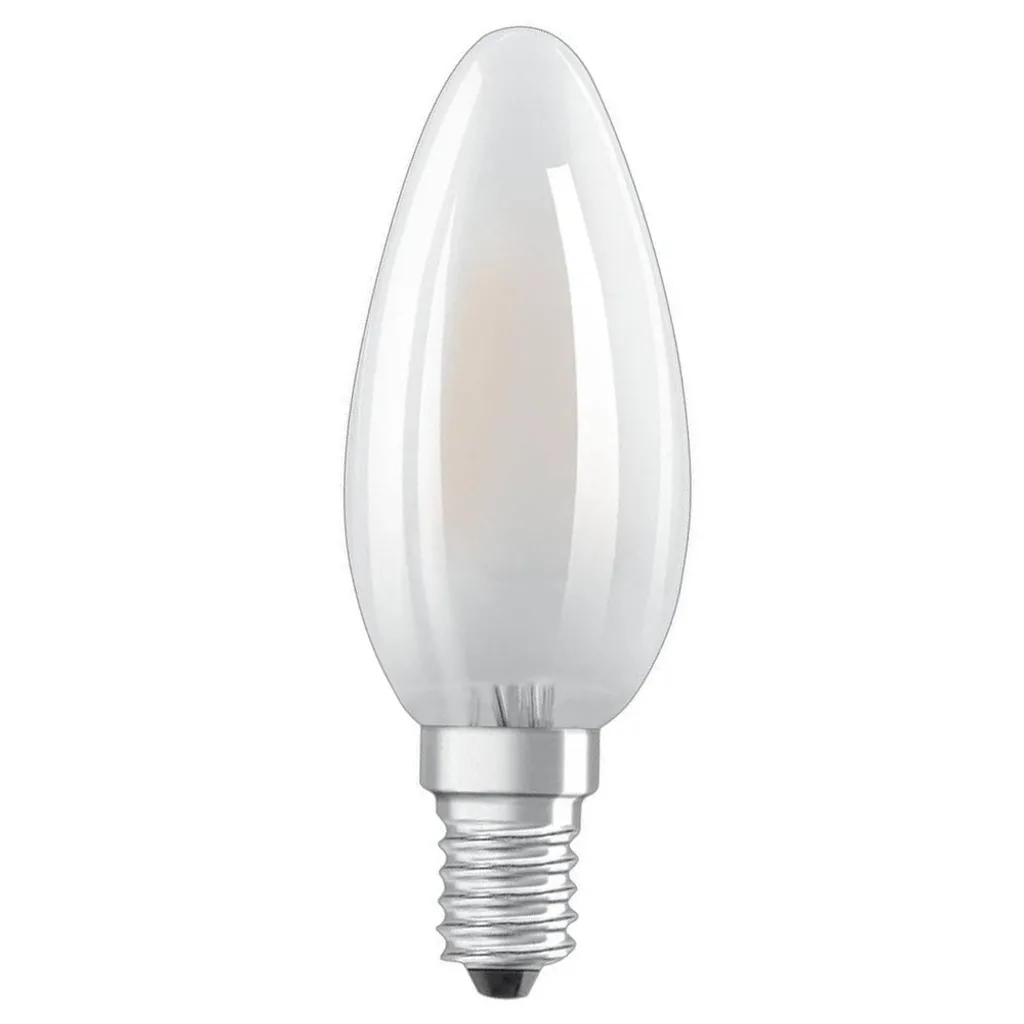 Osram LED Leuchtmittel Retrofit CLB 40 E14 4W Warmweiß, Weiß Matt – Bild 6