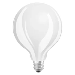 Osram LED Leuchtmittel Globe 125 E27 7W Warmweiß, Weiß Matt