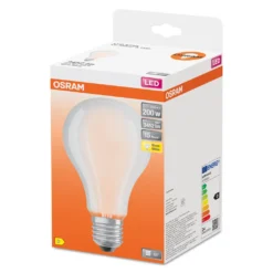 OSRAM LED Star Classic A200, Matte Filament LED-Lampe In Birnenform, E27 Sockel, Warmweiß (2700K), 3452 Lumen, Ersatz Für Herkömmliche 200W-Glühbirnen, 1er-Pack