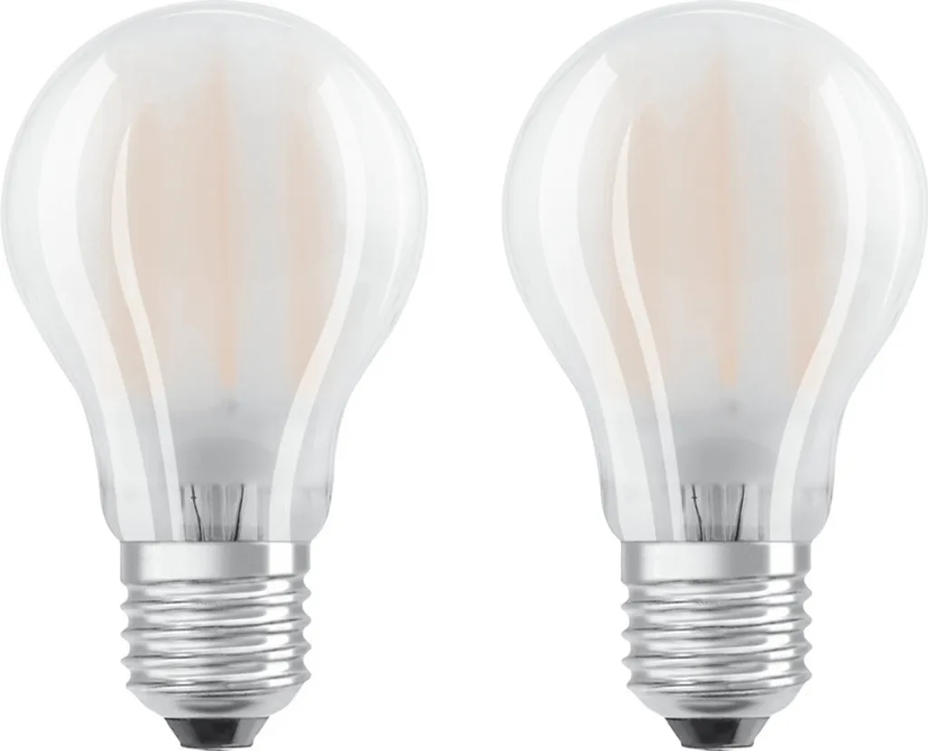 Osram LED Leuchtmittel Retrofit Star Classic E27 10W 2er-Pack Matt – Bild 3