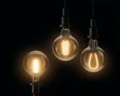 OSRAM Vintage 1906 LED-Lampe Mit Smoke-Tönung, 3,4W, 100lm, Kugel-Form Mit 95mm Durchmesser & E27-Sockel, Warmweiße Lichtfarbe, Nicht Dimmbares Filament, Bis Zu 15.000 Stunden Lebensdauer