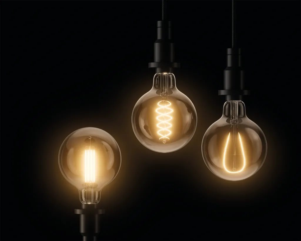 OSRAM Vintage 1906 LED-Lampe Mit Smoke-Tönung, 3,4W, 100lm, Kugel-Form Mit 95mm Durchmesser & E27-Sockel, Warmweiße Lichtfarbe, Nicht Dimmbares Filament, Bis Zu 15.000 Stunden Lebensdauer