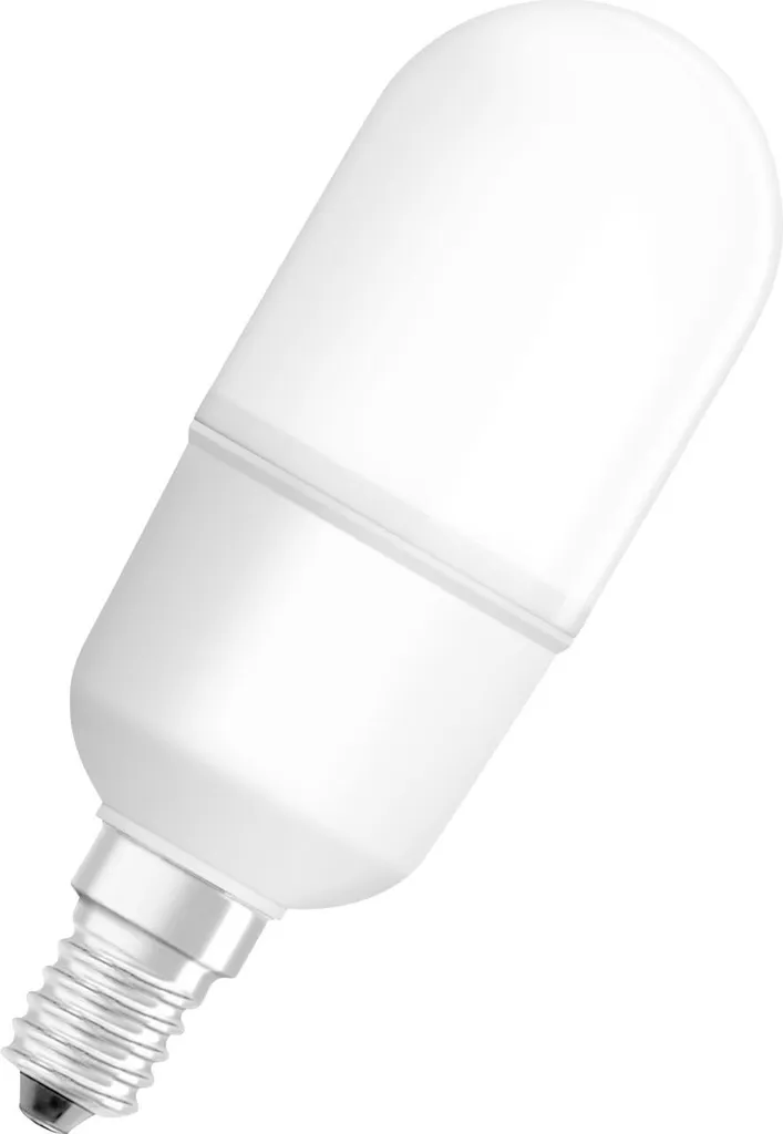 Osram LED Leuchtmittel Stick 75 E14 10W Kaltweiß, Weiß Matt