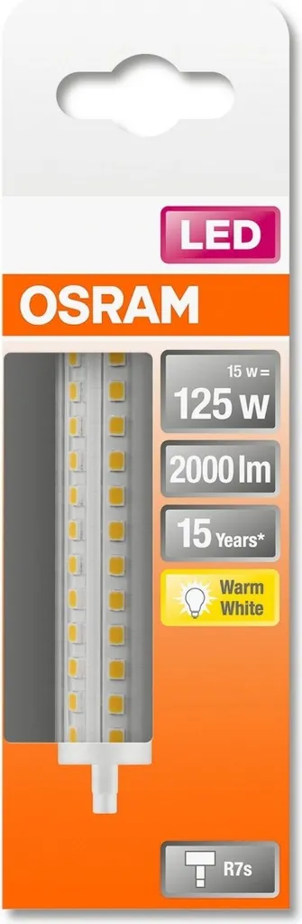 Osram LED Leuchtmittel Line 125 118CM R7s 15W Warmweiß, Klar – Bild 9