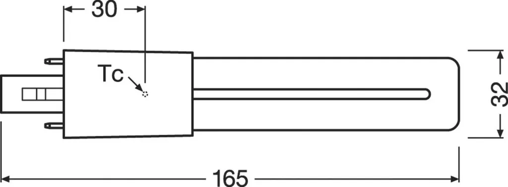 Osram LED Röhre Ersatz Dulux S9 G23 4,5W Neutralweiß, Weiß Matt – Bild 2
