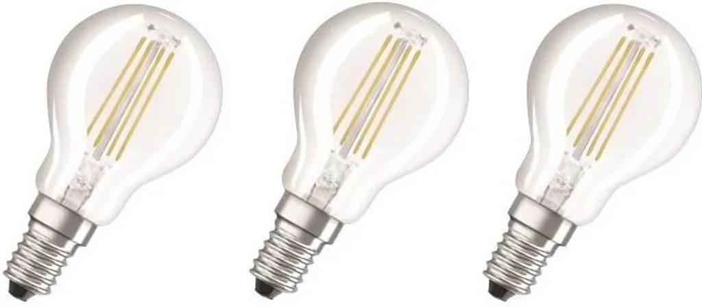 Osram LED-Lampe BASE CLASSIC P, E14, EEK: E, 4 W, 470 Lm, 4000 K, 3 Stück – Bild 8