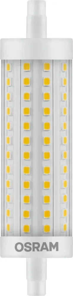 Osram LED Leuchtmittel Stab Superstar Line 15W = 125W R7s Klar FS 118mm Warmweiß 2700K DIMMBAR