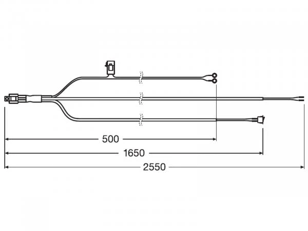 OSRAM LEDriving® Lightbar Anschlusskabel Kabelbaum AX 1LS - LEDDL ACC 101 – Bild 4