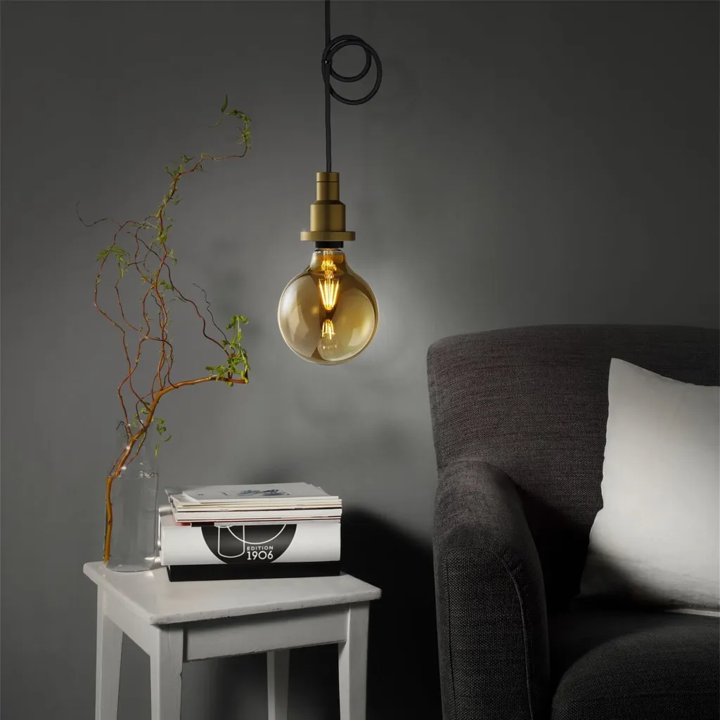 Osram LED Leuchtmittel Vintage 1906 Globe E27 4W Warmweiß, Amber – Bild 18