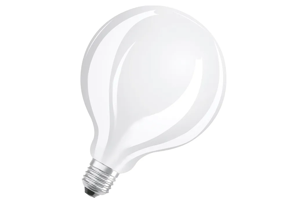 Osram LED Leuchtmittel Globe 95 E27 12W Warmweiß, Dimmbar, Weiß-matt – Bild 2