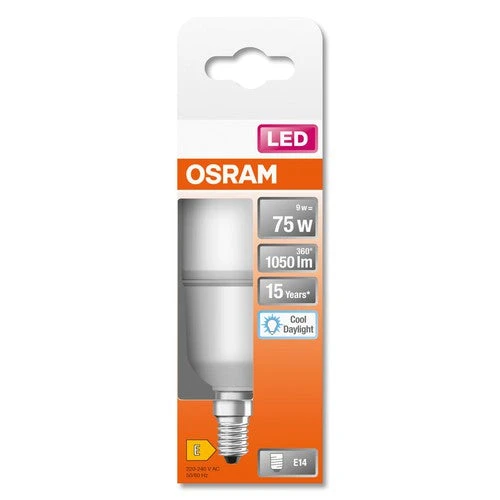 OSRAM LED STAR STICK Lampe Matt (ex 75W) 10W / 6500K Kaltweiß E14 – Bild 3