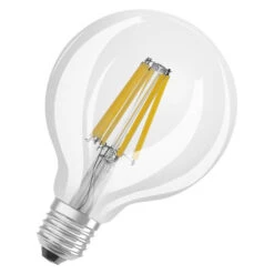 OSRAM Dimmbare FILAMENT LED-Lampe LED SUPERSTAR+ CL GLOBE95 FIL 100 Dim 11W/927 E27 CRI90 BOX, E27
