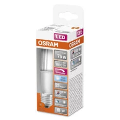 OSRAM Superstar Dimmbare LED-Lampe Mit Besonders Hoher Farbwiedergabe (CRI90) Für E27-Sockel, Matte Optik ,Kaltweiß (4000K), 1050 Lumen, Ersatz Für Herkömmliche 75W-Leuchtmittel, Dimmbar, 1-er Pack