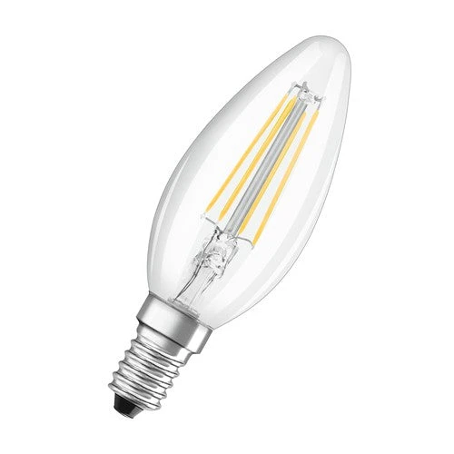 OSRAM Retrofit Classic B LED Lampe Kerzenform (ex 40W) 4W / 2700K Warmweiß E14 – Bild 2