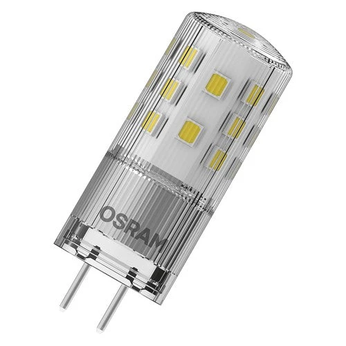 OSRAM LED Lampe PIN Dimmbar Klar 12V (ex 40W) 4,5W / 2700K Warmweiß GY6.35 – Bild 2