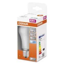 OSRAM LED Star LED Lampe Matt (ex 100W) 13W / 4000K Kaltweiß E27