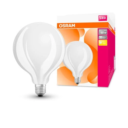 OSRAM Retrofit Classic GLOBE LED Lampe Matt (ex 60W) 7W / 2700K Warmweiß E27