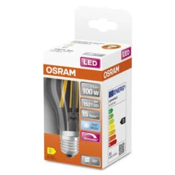 OSRAM Retrofit Classic A LED Lampe Dimmbar (ex 100W) 12W / 4000K Kaltweiß E27