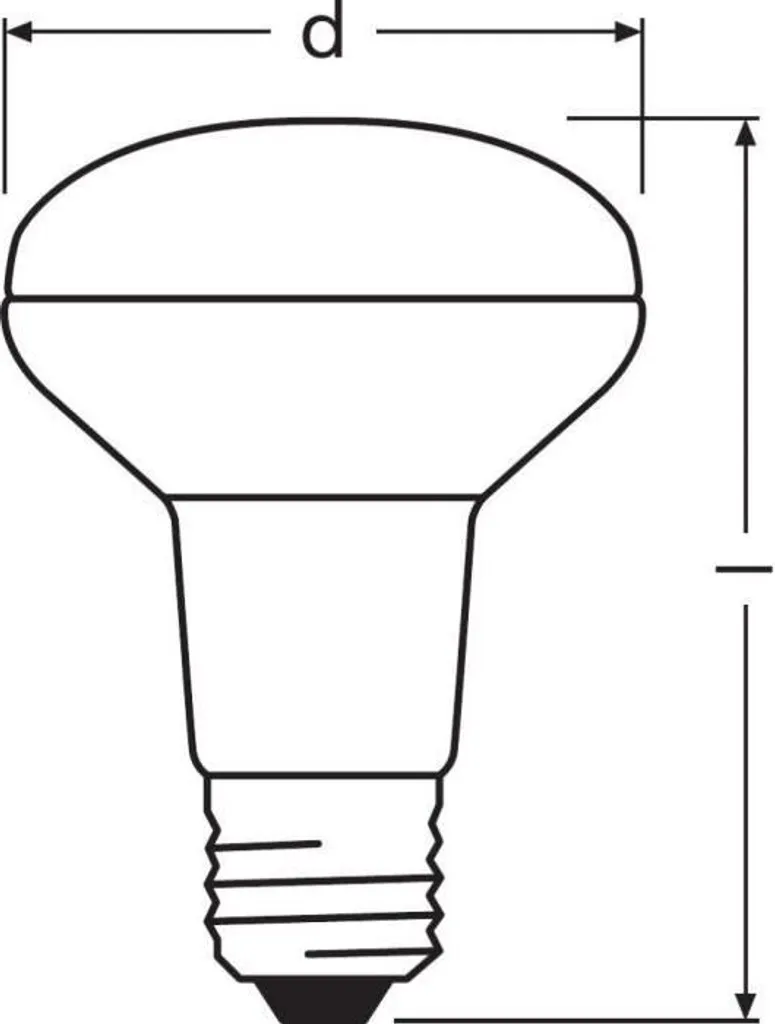 Osram LED Leuchtmittel Star R80 100 E27 9,1W Warmweiß, Klar – Bild 8