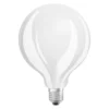 Osram LED Leuchtmittel Globe 95 E27 12W Warmweiß, Dimmbar, Weiß-matt