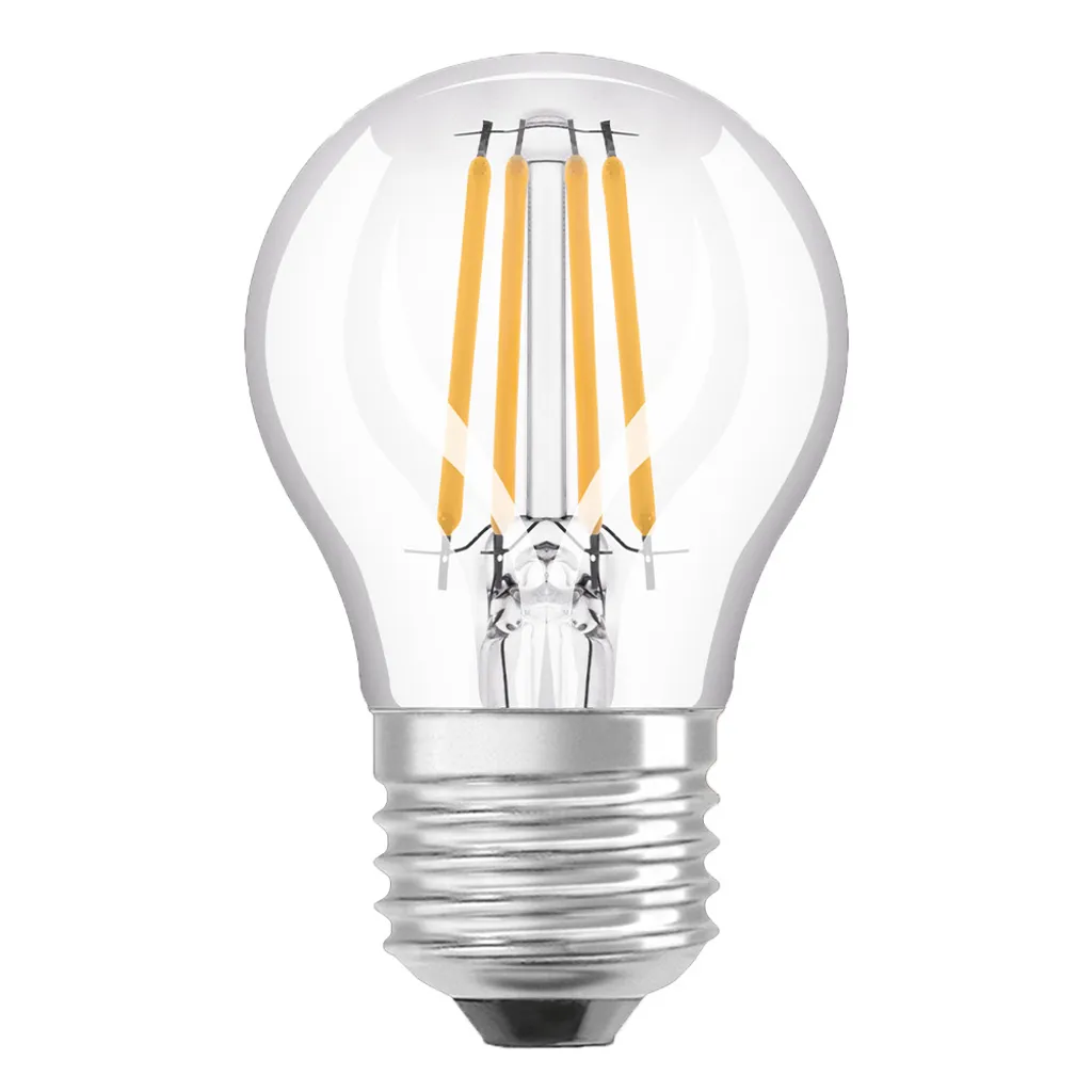 Osram LED Leuchtmittel Star Classic P40 E27 4W Neutralweiß, Klar – Bild 3