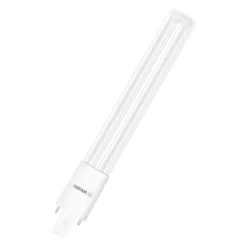 Osram LED Stablampe Ersatz Dulux S11 G23 6W Warmweiß, Weiß Matt