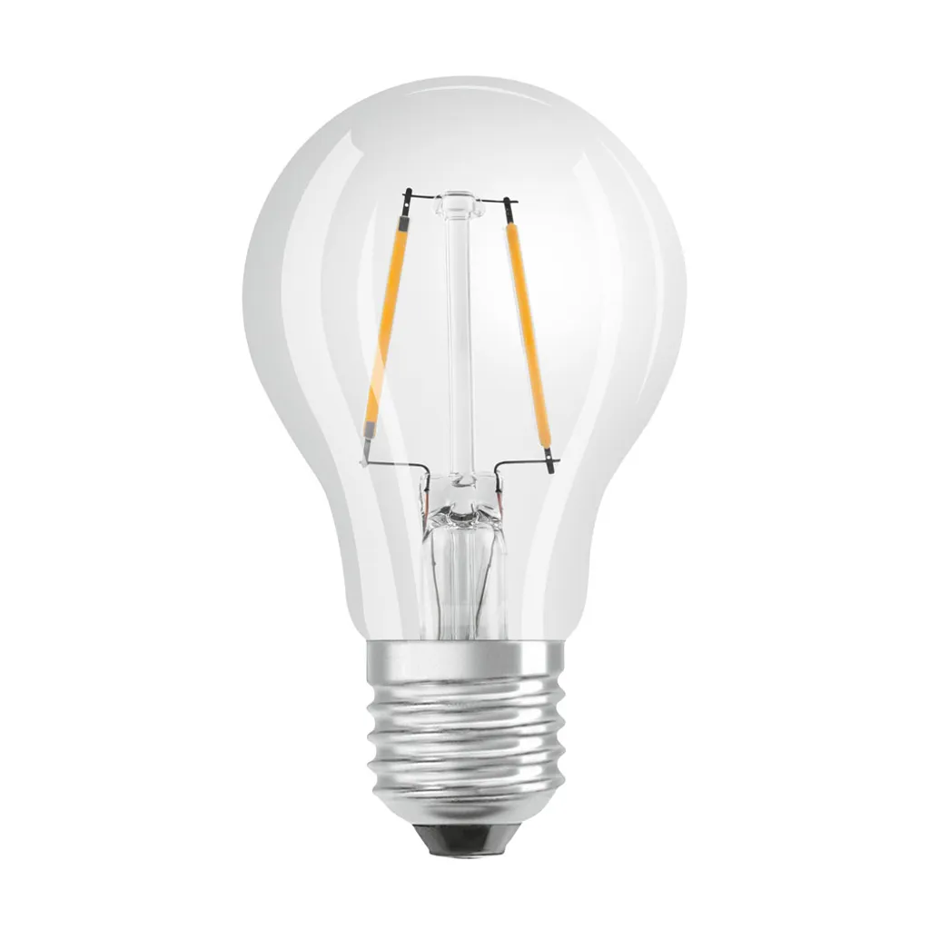 Osram LED Filament Leuchtmittel Birnenform 2,5W = 25W E27 Klar 250lm FS Warmweiß 2700K