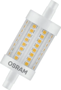 Osram LED Röhre R7S 8W Warmweiß, Dimmbar, Klar
