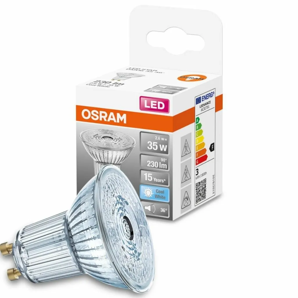Osram LED Reflektor Star PAR16 GU10 2,6W Neutralweiß, Klar – Bild 7