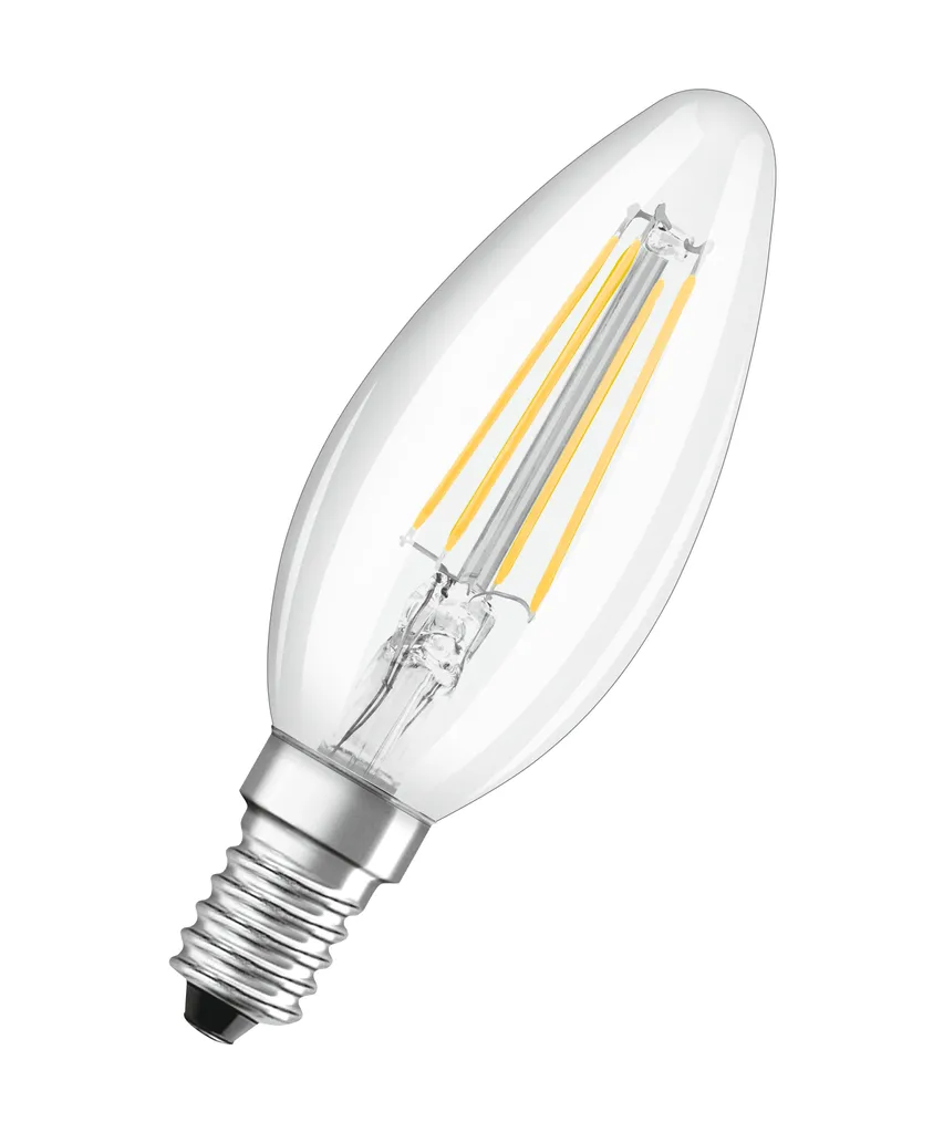Osram LED Leuchtmittel Classic B40 E14 5W Warmweiß, Dimmbar, Klar – Bild 2