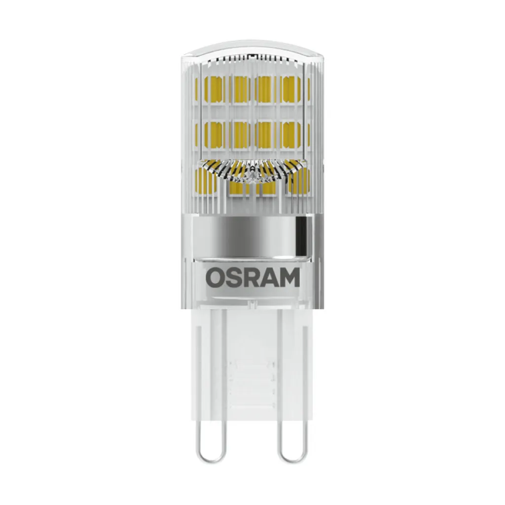 Osram LED Leuchtmittel Stiftsockellampe 1,9W = 20W G9 Klar 200lm Warmweiß 2700K