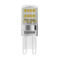 Osram LED Stiftsockellampe Pin G9 1,9W 2er-Pack Warmweiß, Klar