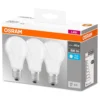 Osram LED Lampe Ersetzt 60W E27 Birne - A60 In Weiß 8,5W 806lm 4000K 3er Pack