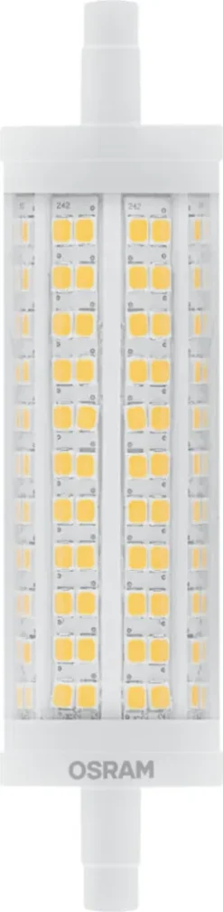 Osram LED Stablampe Star Line 118 R7s 17,5W Warmweiß, Klar
